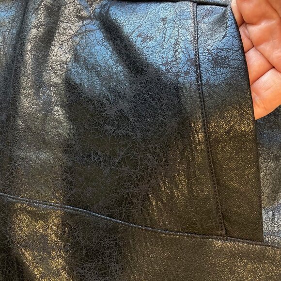 Liverpool Stella Kick Flare Welt Pocket Pants Women's 20W Black Crackle NWT - Picture 6 of 11